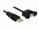 Bild 1 DeLock USB 2.0-Einbaukabel USB A - USB A