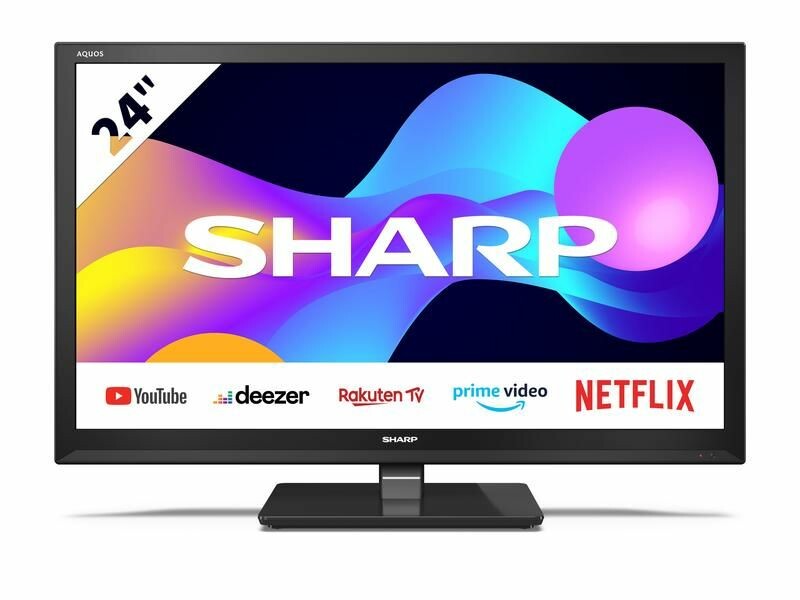 Sharp 24EA3E - TV 24 Pulgadas 24 (resolución 1368 x 720, 2X HDMI