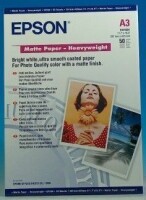 Epson Matt Paper heavy weight A3 S041261 InkJet 167g