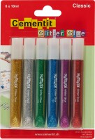 CEMENTIT  Glitter Glue Classic 52.014.20 6x10ml, Kein Rückgaberecht