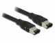 DeLock Firewire Kabel, 400Mbps, 6Pol-6Pol, 2m