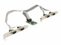 DeLock MiniPCIe I/O PCIe full size 4 x Serial