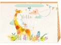 Cart Geschenktasche Hello Baby Giraffe 1 Stück, Mehrfarbig