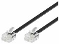 MicroConnect Modular - Telefonkabel - RJ-11 (M) zu RJ-11 (M) - 2 m - Schwarz