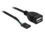 DeLock USB 2.0-Kabel Pinheader - USB A 0.4 m