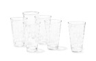 Leonardo Trinkglas Optic 300 ml, 6 Stück, Transparent, Glas