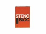 Büromaterial Notizblock Steno A5 Liniert, 1 Block, Detailfarbe: Rot