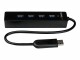 StarTech.com - 4-Port USB 3.0 Hub with Built-in Cable - SuperSpeed Laptop USB Hub - Portable USB Splitter - Mini USB Hub (ST4300PBU3)