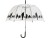 Bild 0 Esschert Design Schirm Vögel auf Draht Schwarz/Transparent, Schirmtyp
