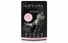 Cat's Love Nassfutter Junior Huhn, 85 g, Tierbedürfnis: Kein