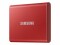 Samsung Externe SSD - Portable T7 Non-Touch, 2000 GB, Rot