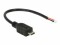 Bild 0 DeLock USB-Stromkabel Micro-USB B - Offen 0.1 m