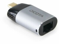 DICOTA USB-C TO ETHERNET ADAPTER WITH PD (100W) NS CABL