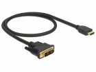 DeLock DVI-D zu HDMI-Kabel 50cm, Kabeltyp