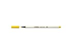STABILO Fasermaler Pen 68 brush Gelb, Set: Nein, Effekte