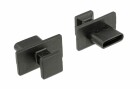 DeLock Blindstecker USB-C 10 Stück Schwarz grossem Griff, USB