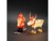 Bild 1 Konstsmide LED-Figur Acryl Santa mit Rentier, 40 LED, Betriebsart