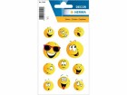 Herma Stickers Motivsticker Happy Face, 3 Blatt, Motiv: Smiley