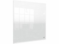 Nobo Acryl-Notiztafel 45 cm x 45 cm, Transparent, Tafelart