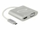 Bild 3 DeLock 2-Port Signalsplitter USB-C - 1xHDMI & 1xVGA, Anzahl