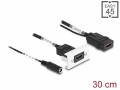 DeLock Adapter Easy 45 4K60Hz HDMI-A - HDMI-A/Strombuchse