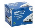 Giotto Wandtafelkreide 100 Stück, Weiss, Verpackungseinheit: 100