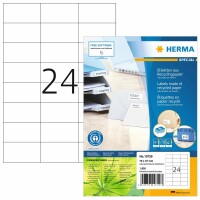 HERMA     HERMA Etiketten 70x37mm 10729 recycling 1920 Stück