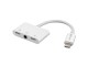 4smarts Audio and Charging Splitter - groesser als