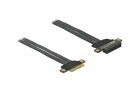 DeLock PCI-E Riser Karte x4 zu x4 flexibel, 30