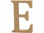 Creativ Company Holzbuchstabe E 1 Stück, Breite: 2 cm, Höhe