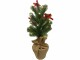 Dameco Weihnachtsbaum 10 LEDs, 45 cm, Grün/Braun, Höhe: 45