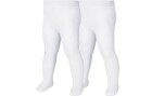 Playshoes Strumpfhose uni Doppelpack, weiss / Gr. 74-80