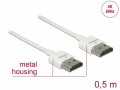 DeLock Kabel 4K 60Hz HDMI - HDMI, 0.5 m