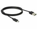 DeLock USB 2.0-Kabel EASY-USB USB A - Micro-USB B