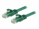 StarTech.com - 50cm CAT6 Ethernet Cable, 10 Gigabit Snagless RJ45 650MHz 100W PoE Patch Cord, CAT 6 10GbE UTP Network Cable w/Strain Relief, Green, Fluke Tested/Wiring is UL Certified/TIA - Category 6 - 24AWG (N6PATC50CMGN)