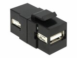 DeLock Keystone-Modul USB 2.0, A ? A, (f-f) Schwarz