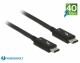 DeLock USB3.1 Kabel, C - C, TB bis 40Gbps