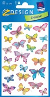Z-DESIGN Sticker Creative 4390 Schmetterlinge 3 Stück, Kein