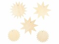 Rico Design Holzartikel Sonnen und Sterne, Breite: 11 cm, Höhe