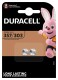 DURACELL  Knopfbatterie Specialty - 357/303   V357, V303, SR44W,1.5V 2 Stück