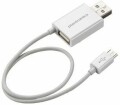 Poly SPARE DUAL CHARGING CBL USB AND MICRO USB WHITE