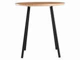 Schou Beistelltisch Ø 40 cm, Braun/Schwarz, Bewusste