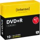 INTENSO   DVD+R Slim               4.7GB - 4111652   16x                     10 Pcs