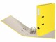 Biella Ordner Plasticolor A4 4 cm, Gelb, Zusatzfächer: Nein