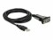 Bild 2 DeLock Serial-Adapter USB-A zu RS-232 DB9, 3m, Datenanschluss