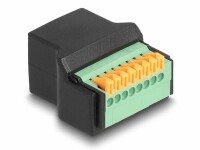 DeLock Buchse RJ45 zu Terminalblock, 1 Stück, Zubehörtyp