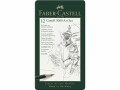 Faber-Castell Bleistift Castell 9000 8B-2H 12 Stück, Strichstärke