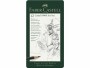 Faber-Castell Bleistift Castell 9000 8B-2H 12 Stück, Strichstärke