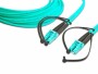 Lightwin LWL-Patchkabel LC-LC, Multimode, Duplex, OM3, 0.25m