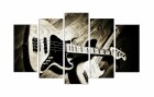 Wallxpert Bild Gitarre 5 Teile, 110 x 60 cm